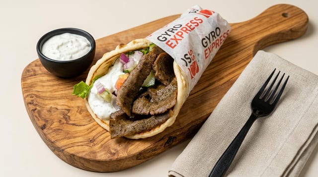 Mega Feta Gyro.